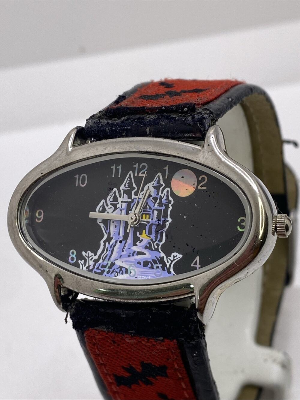Vintage Halloween Haunted House Watch Works New Battery